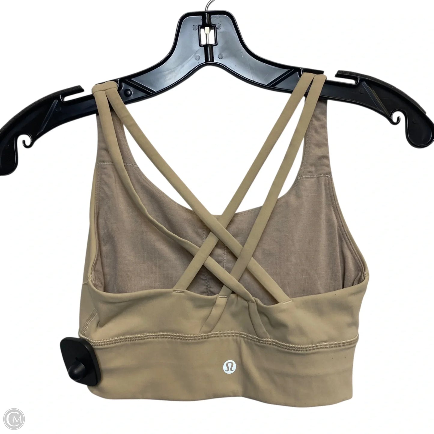 Athletic Bra Designer By Lululemon In Tan, Size: S