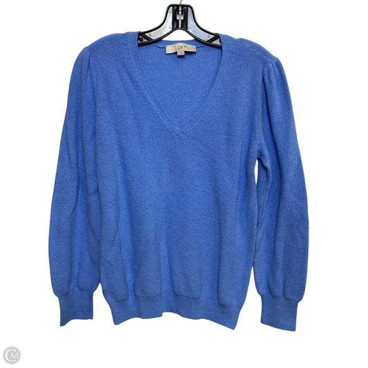 Sweater By Loft In Blue, Size: L