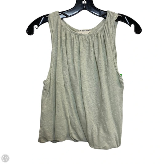Top Sleeveless By We The Free In Green, Size: S