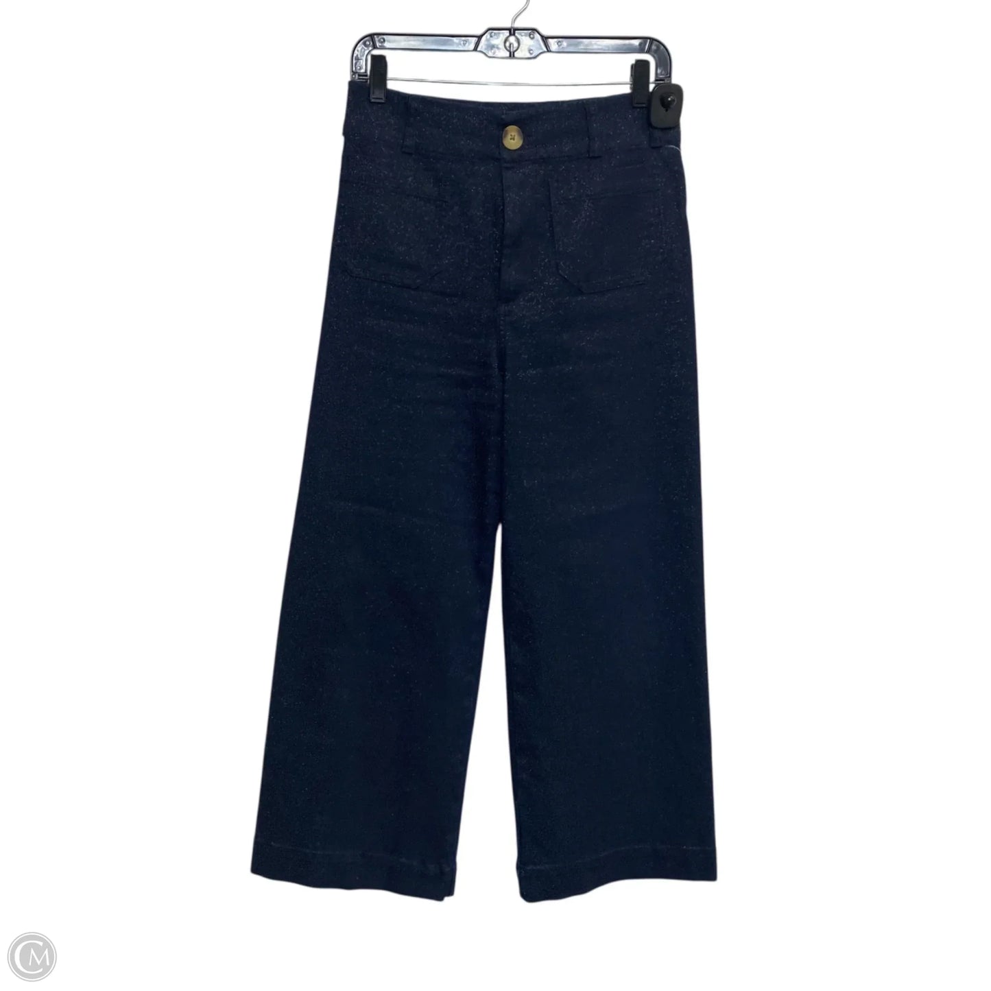 Jeans Wide Leg By Maeve In Blue Denim, Size: 4