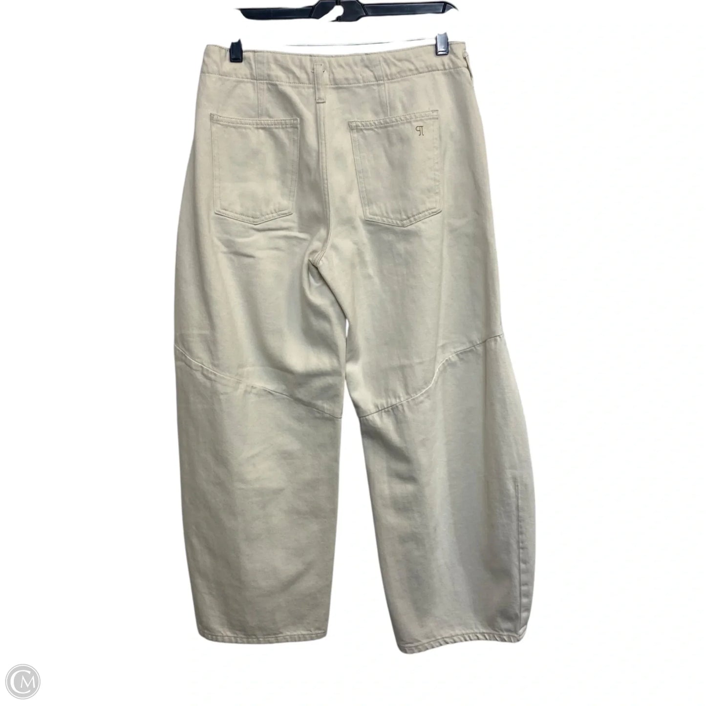 Jeans Wide Leg By Pilcro In Cream Denim, Size: 4p