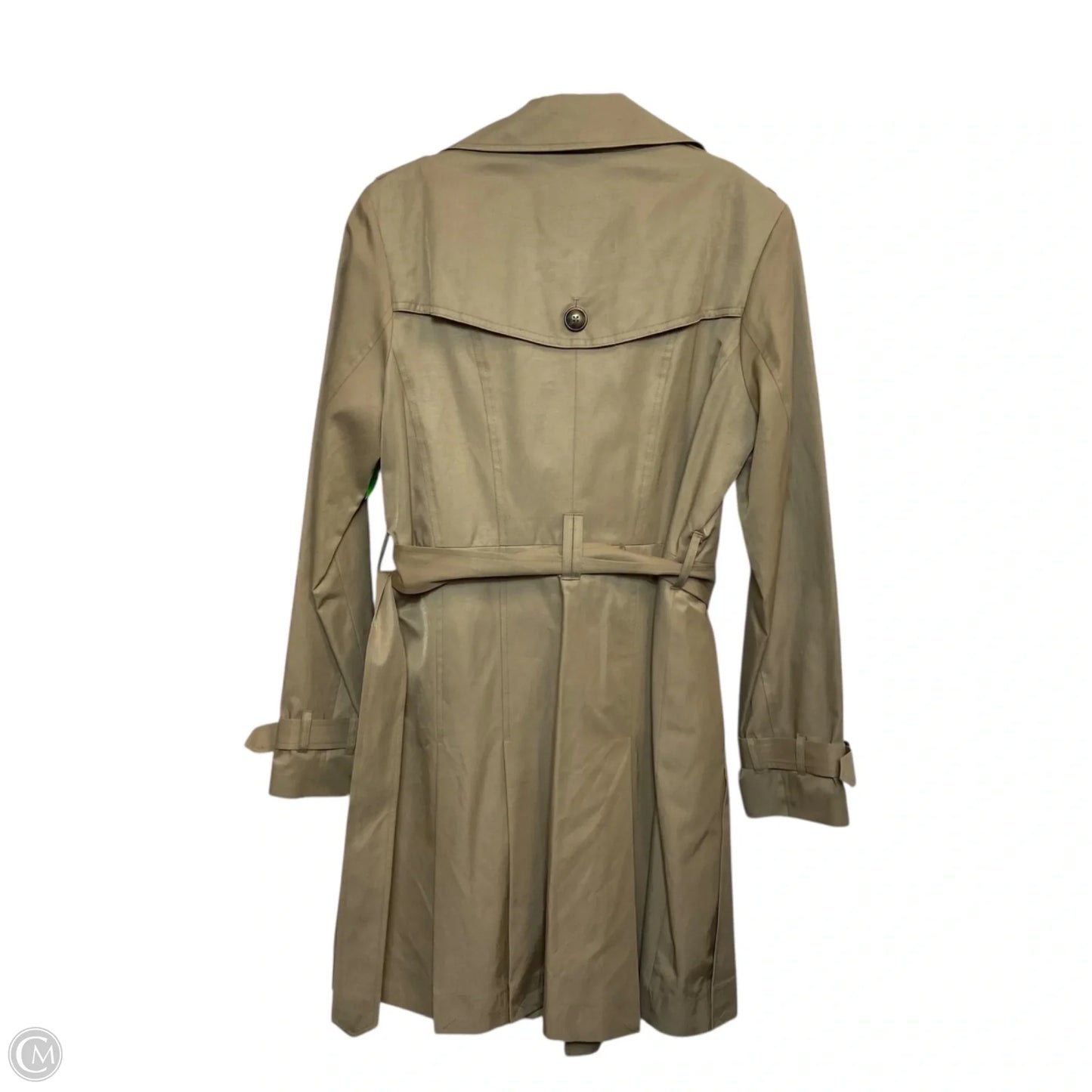 Coat Trench Coat By Michael By Michael Kors In Tan, Size: M
