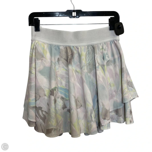 Athletic Skort By Lululemon In Pink & White, Size: M