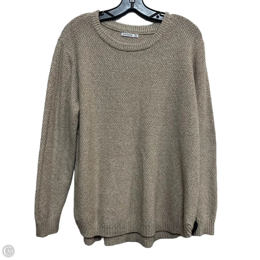 Sweater By Pink Clover In Tan, Size: 2x