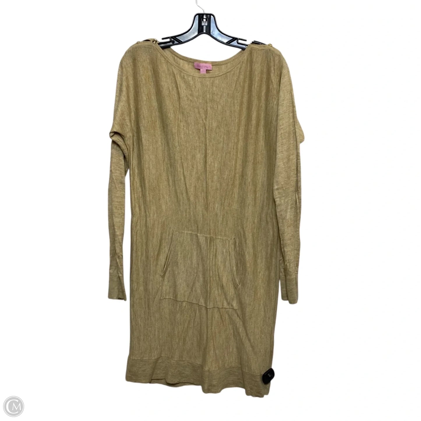 Dress Designer By Lilly Pulitzer In Tan, Size: S