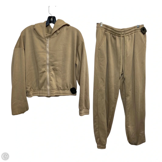 Lounge Set Pants By Cmf In Tan, Size: Xl