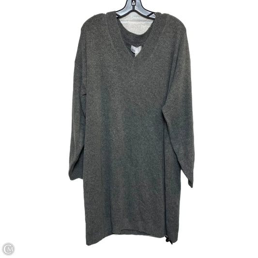 Dress Sweater By Nordstrom In Grey, Size: 1x