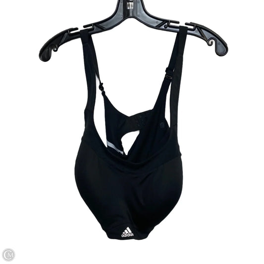Athletic Bra By Adidas In Black, Size: 2x