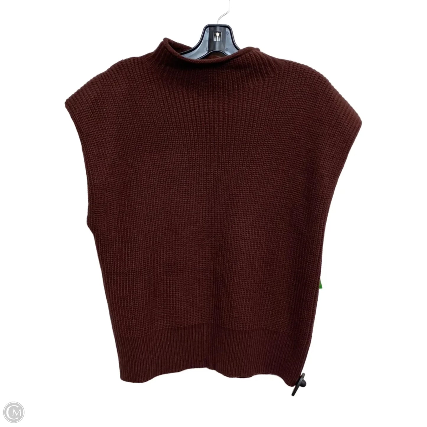 Sweater Short Sleeve By Sofie the Label In Brown, Size: L