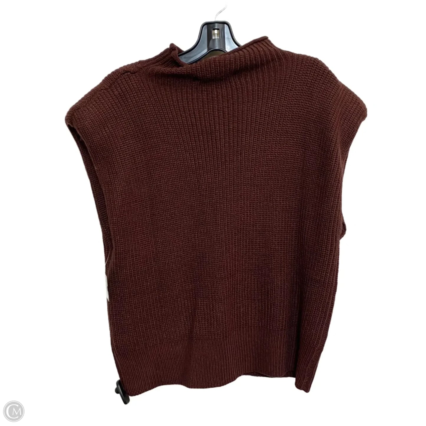 Sweater Short Sleeve By Sofie the Label In Brown, Size: L