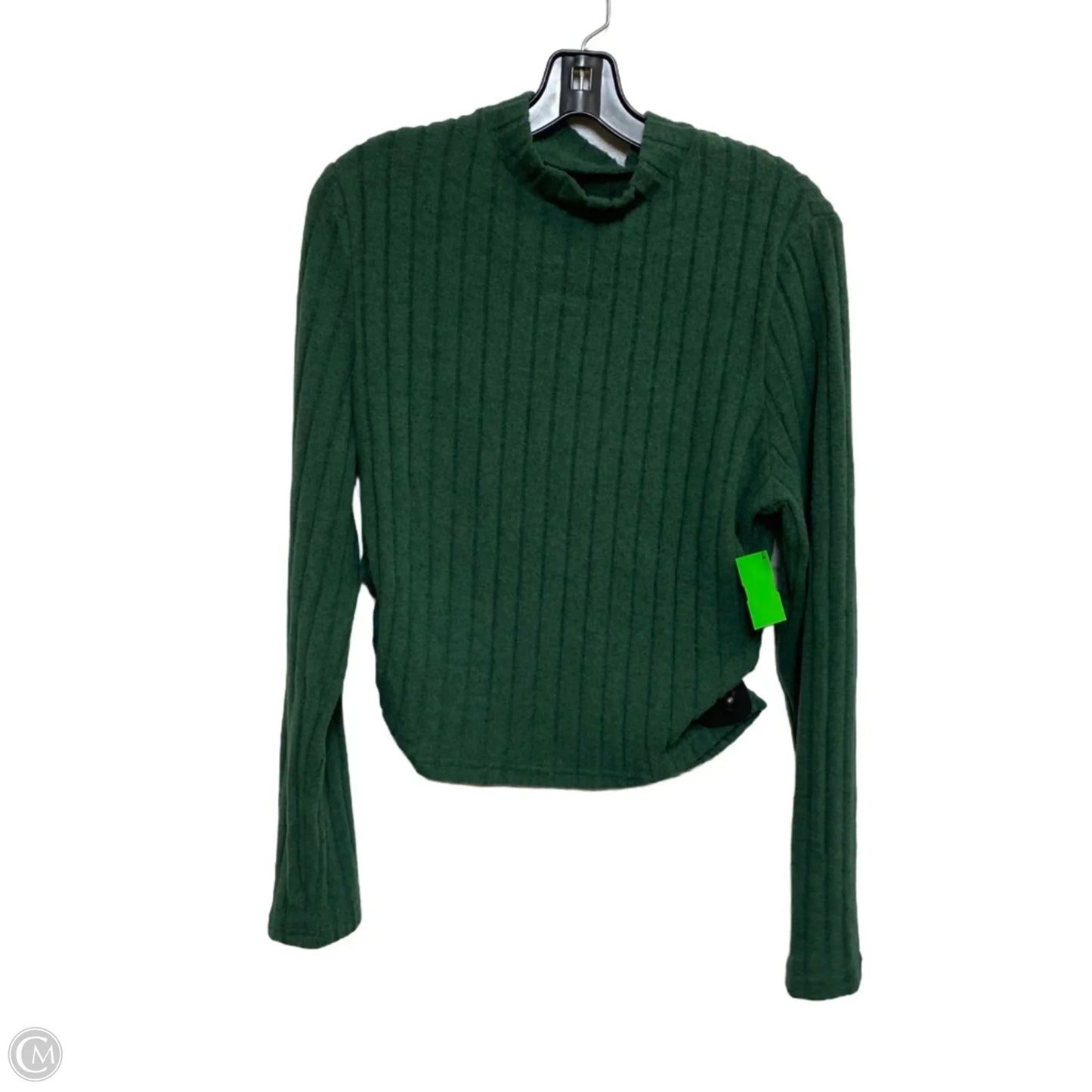 Top Long Sleeve By Cmf In Green, Size: Xxl