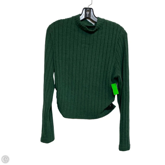Top Long Sleeve By Cmf In Green, Size: Xxl