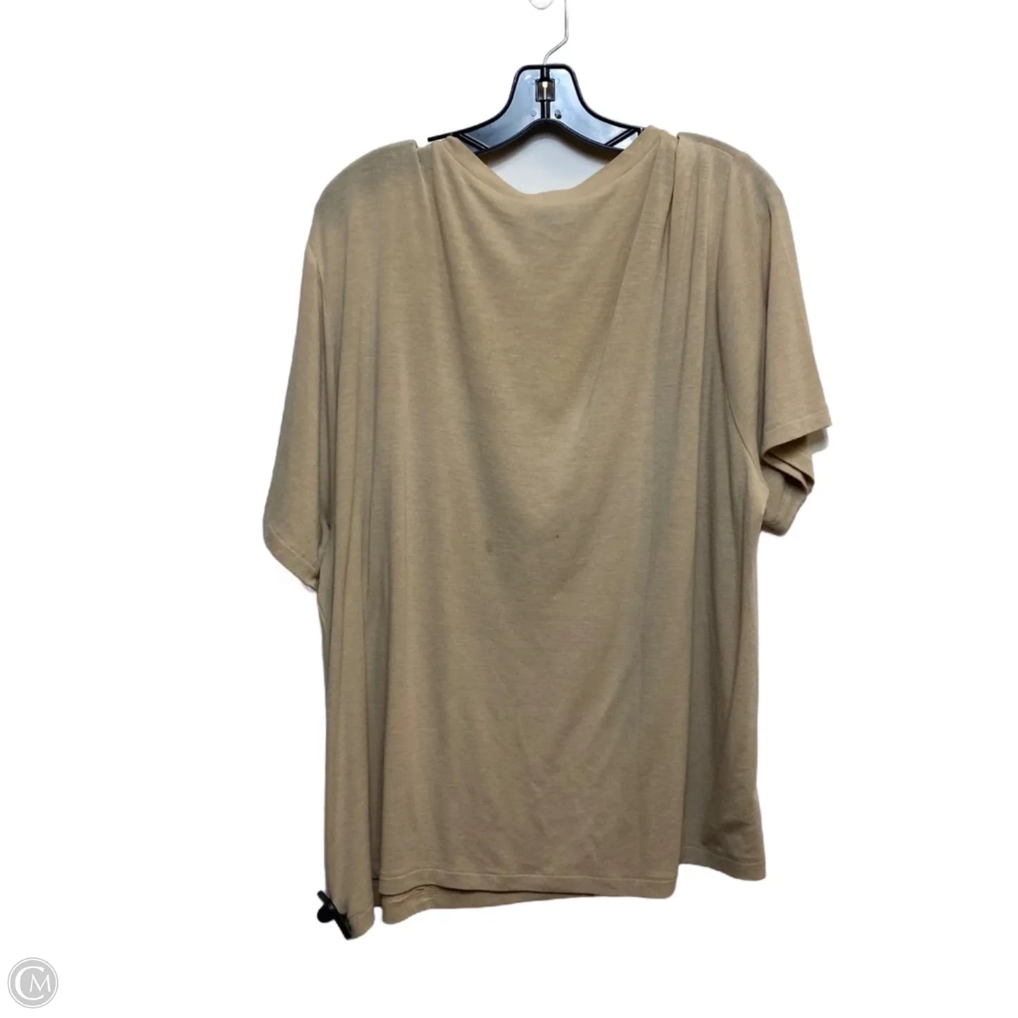 Top Short Sleeve Basic By Asos In Tan, Size: Xl