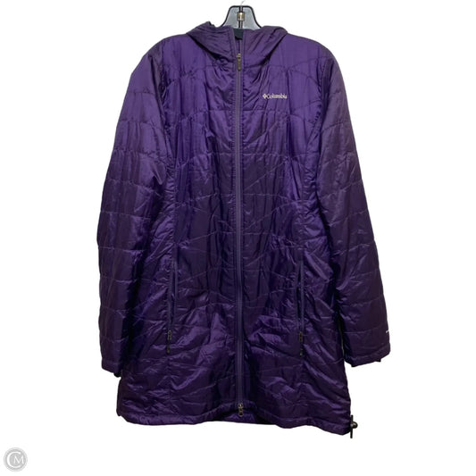 Coat Puffer & Quilted By Columbia In Purple, Size: Xl