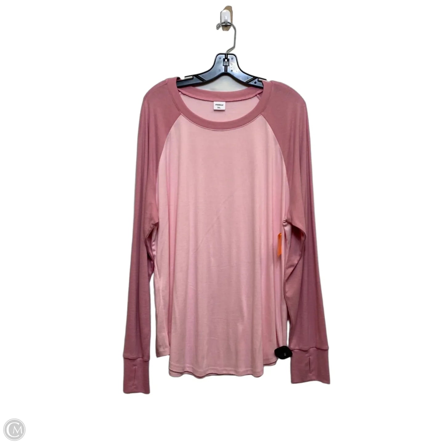 Top Long Sleeve By Xieerduo In Pink, Size: 3x