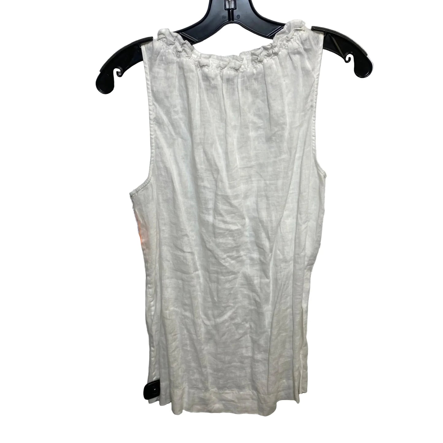 Top Sleeveless By Saks Fifth Avenue In White, Size: M