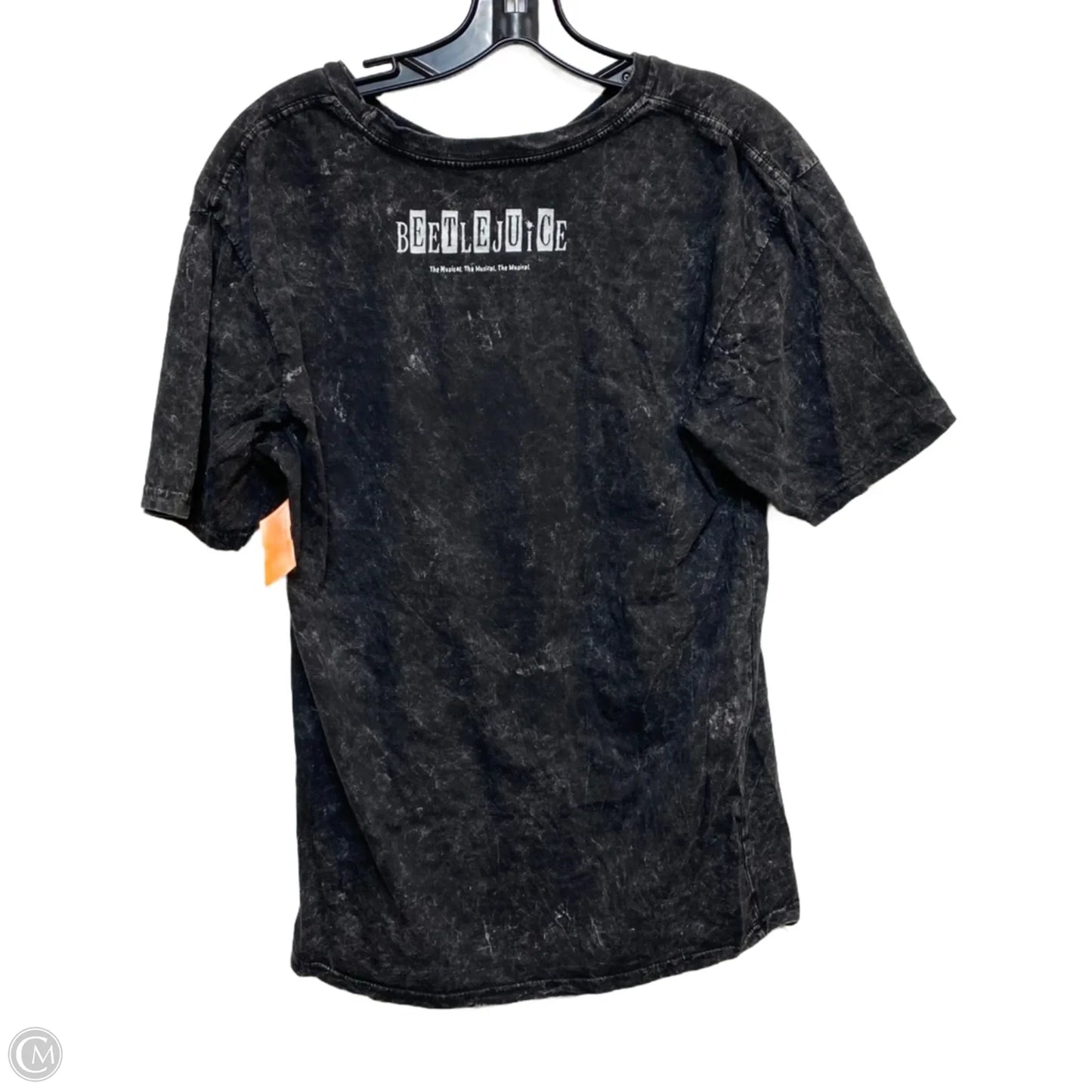 Top Short Sleeve By Beetlejuice In Grey, Size: M