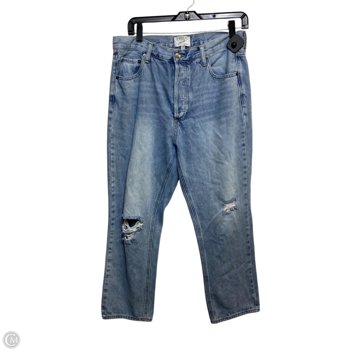 Jeans Straight By Ontwelfth In Blue Denim, Size: 8