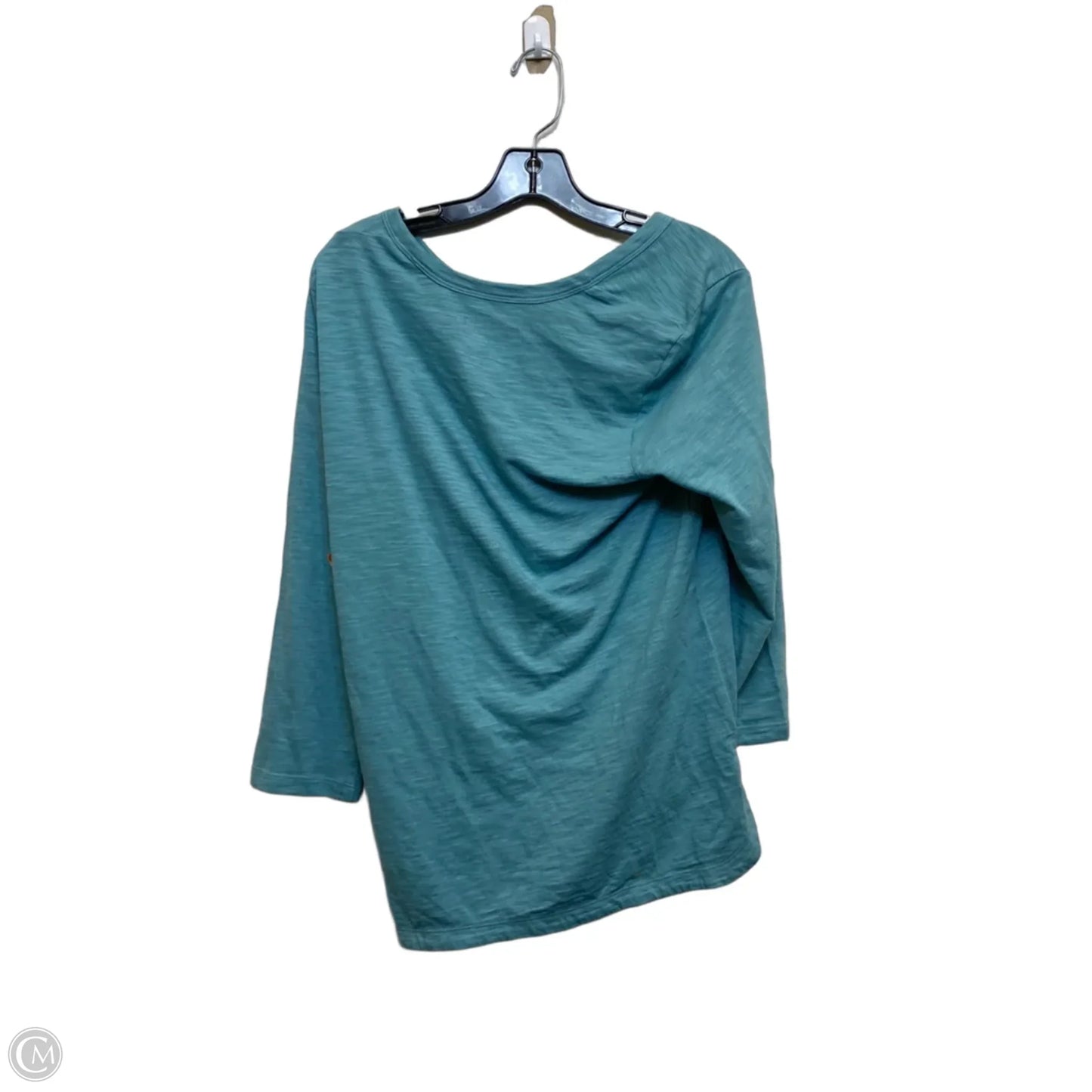 Top Long Sleeve By Chicos In Teal, Size: M