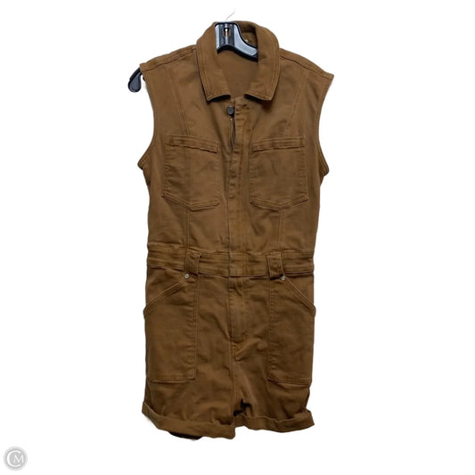 Romper By Avec Les Filles In Brown Denim, Size: M