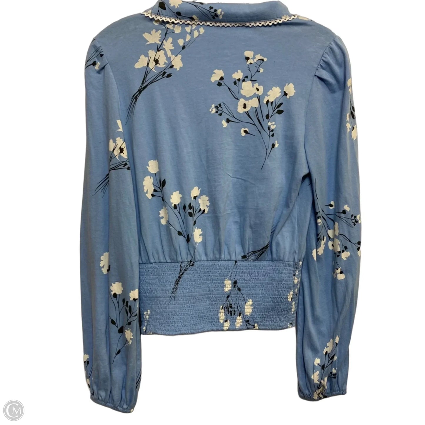Top Long Sleeve By Maeve In Blue, Size: Xs