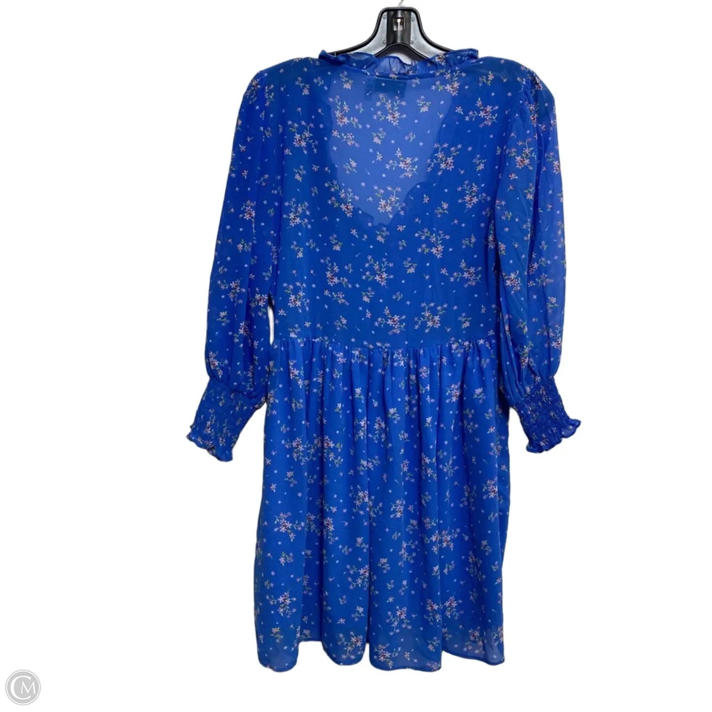 Dress Casual Short By Asos In Blue, Size: S
