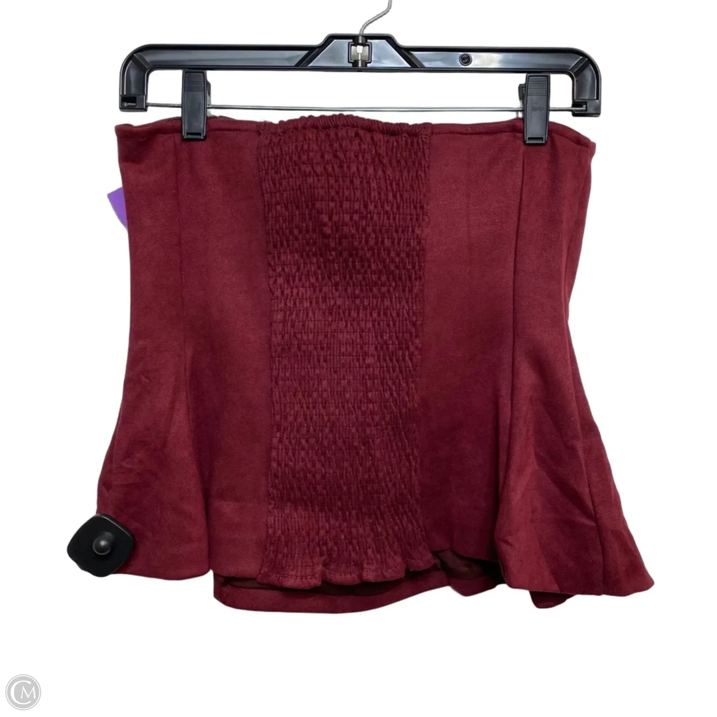 Top Sleeveless By Emerson Lang In Red, Size: L