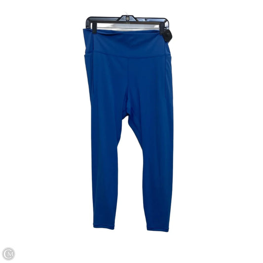 Athletic Leggings By Calia In Blue, Size: Xxl