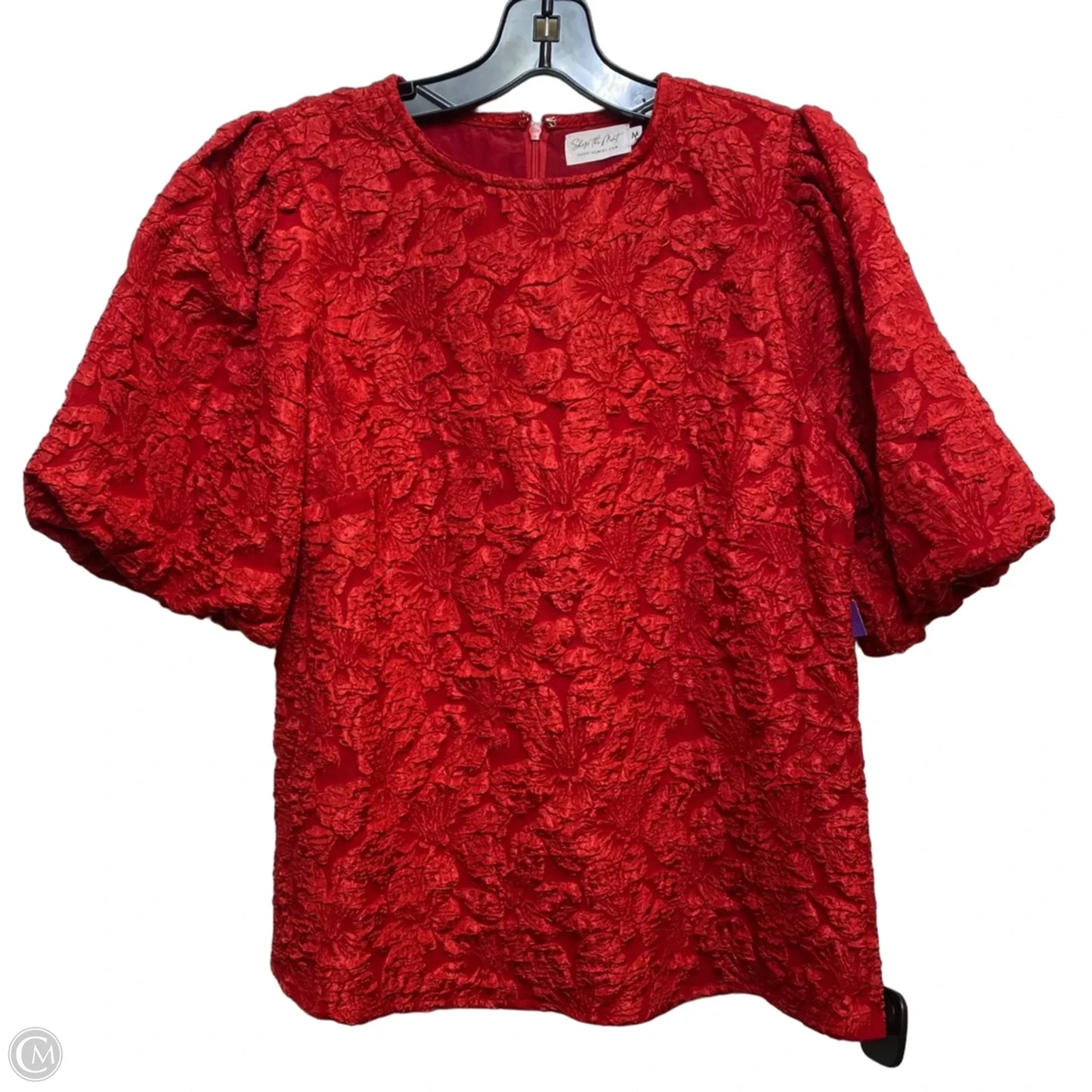 Top Short Sleeve By Shop The Mint In Red, Size: M