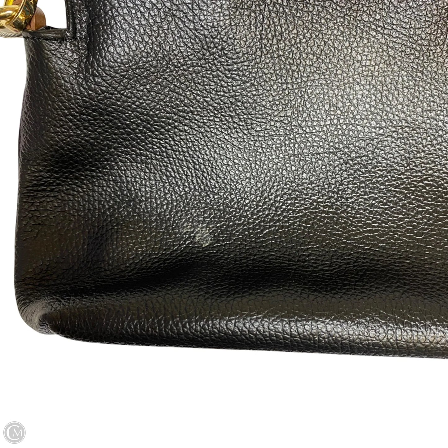 Handbag Leather By Valentina, Size: Small