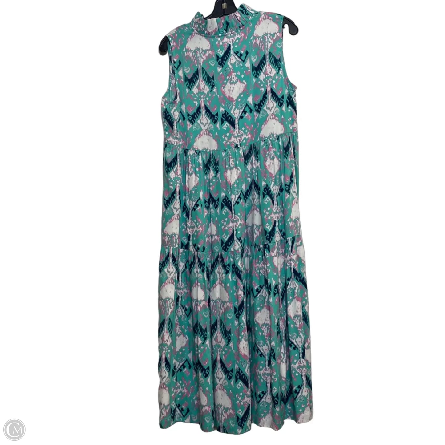 Dress Casual Maxi By Crown And Ivy In Green & Pink, Size: S