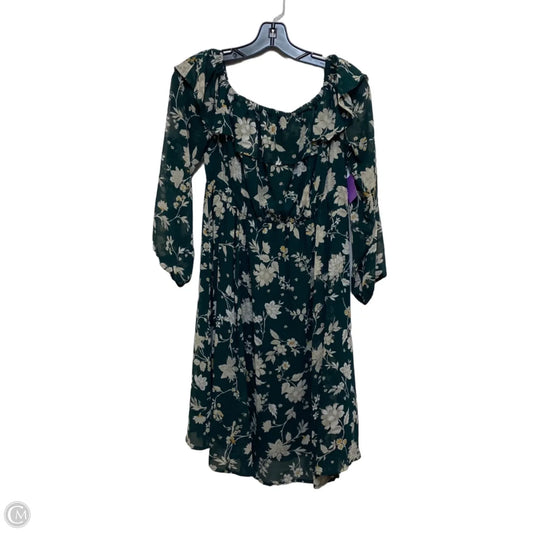 Dress Casual Short By Torrid In Cream & Green, Size: M