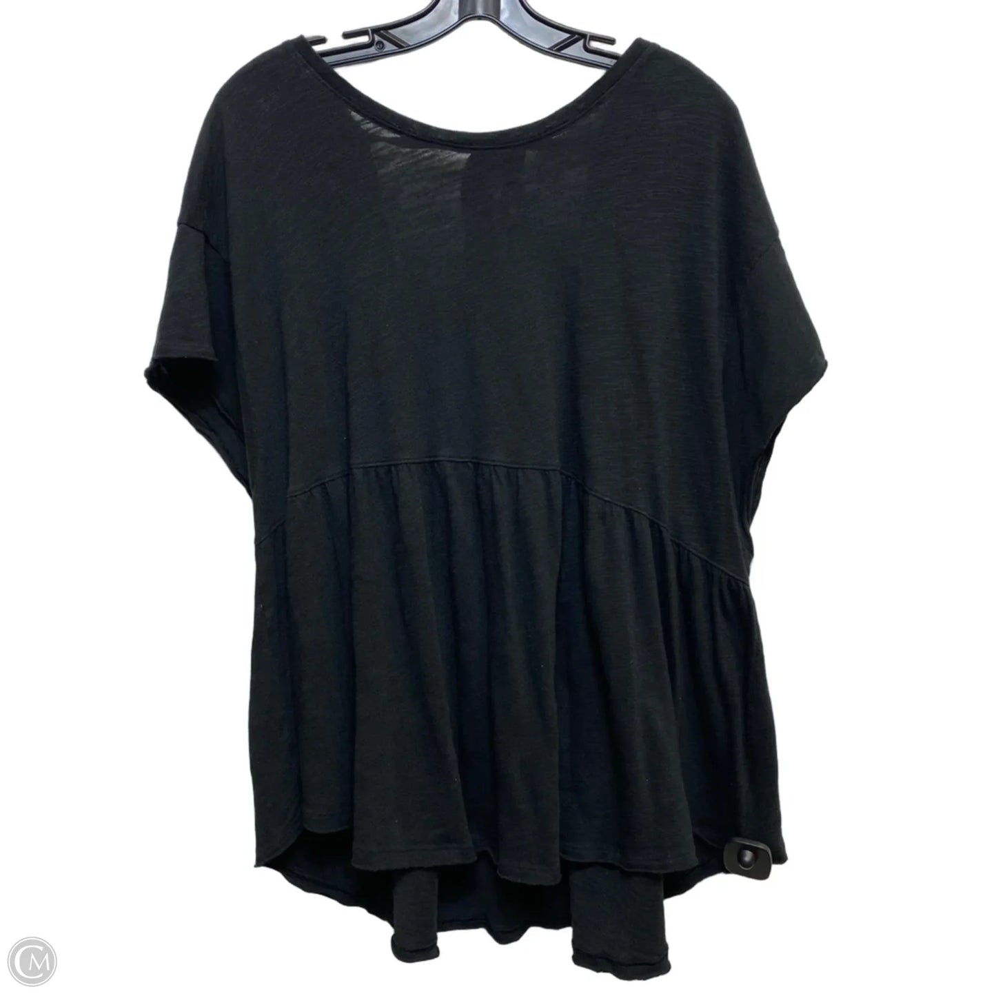Top Short Sleeve By American Eagle In Black, Size: Xl