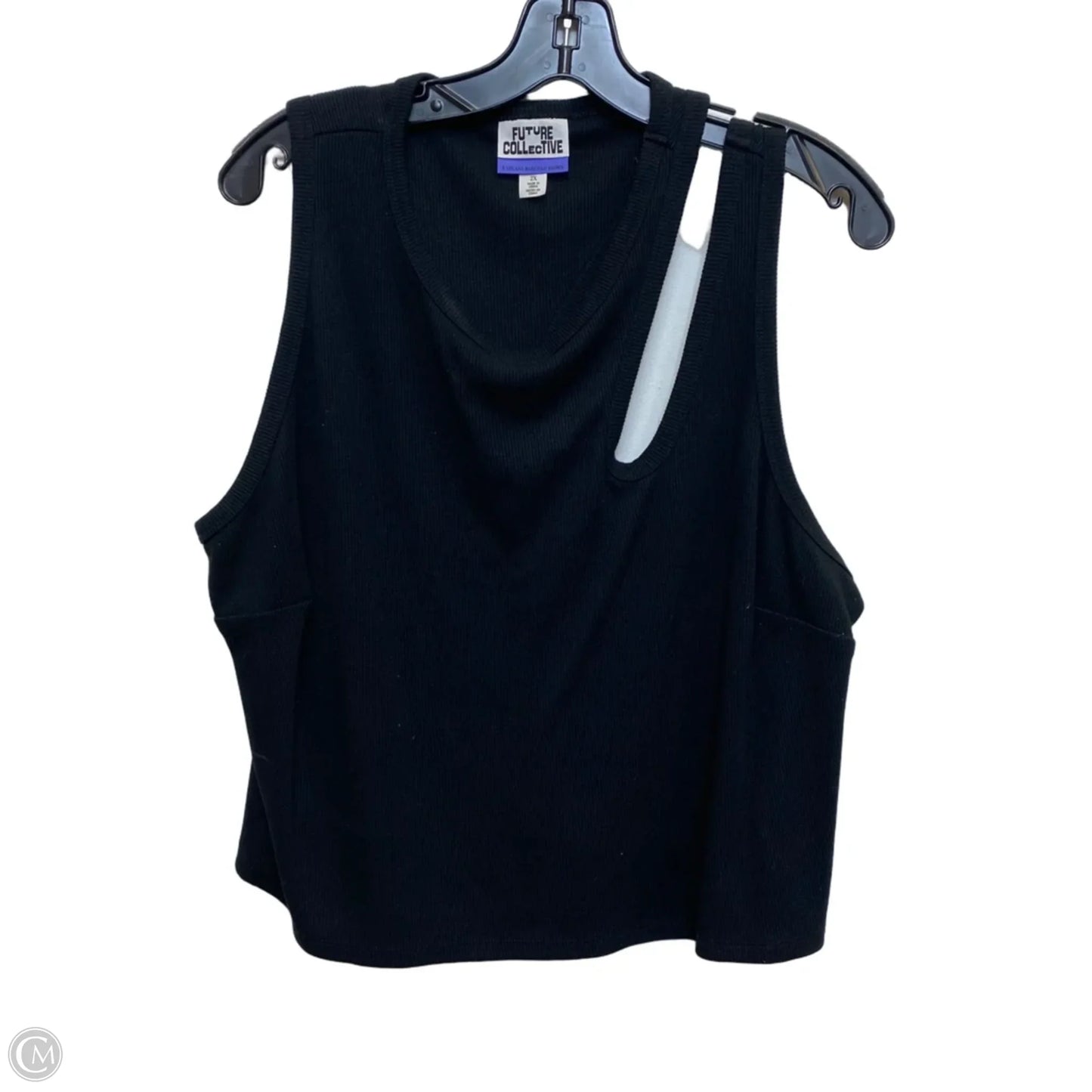 Top Sleeveless Basic By Future Collective In Black, Size: 2x