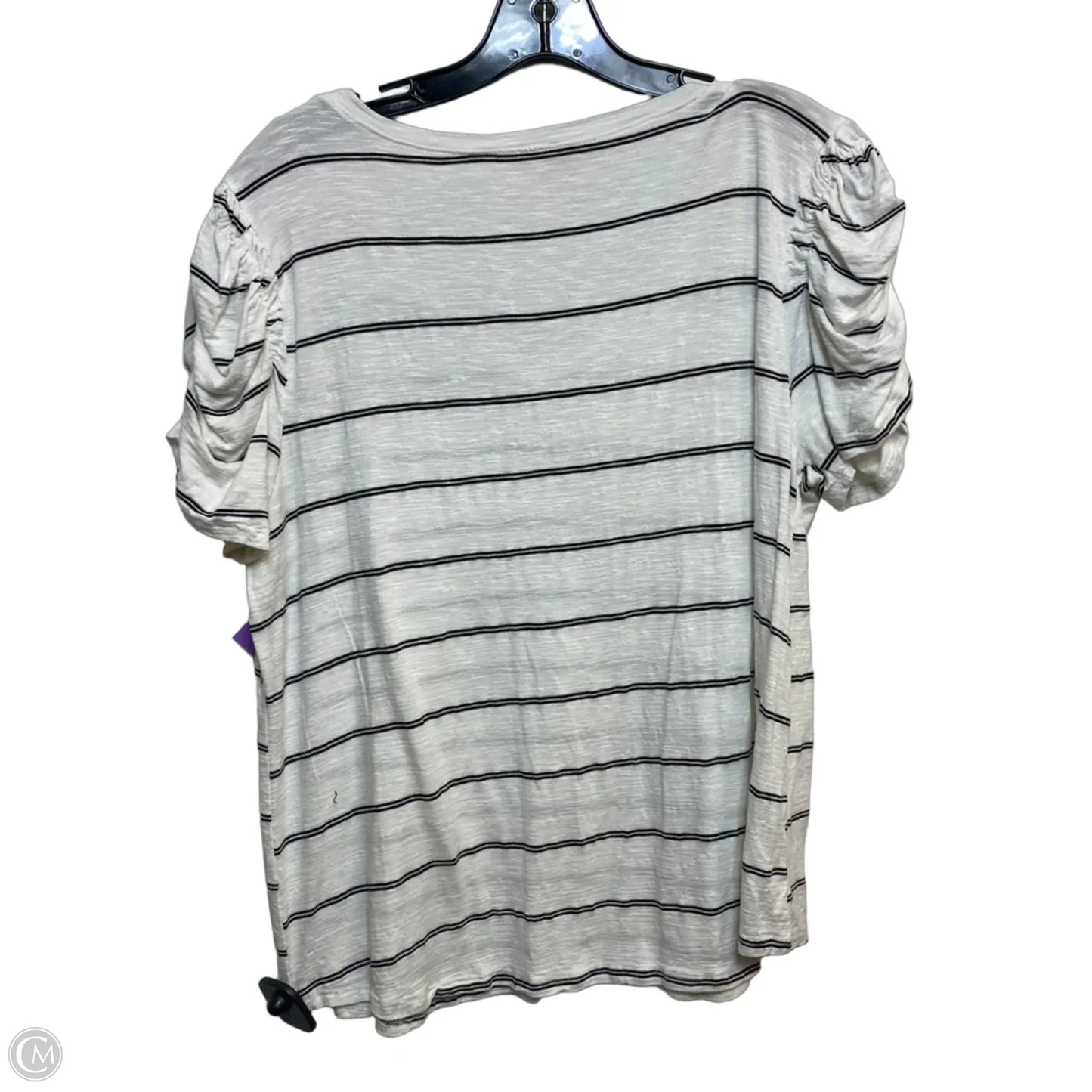 Top Short Sleeve By Green Envelope In White, Size: Xl