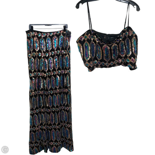 Pants Set 2pc By Fashion Nova In Black & Blue, Size: 2x