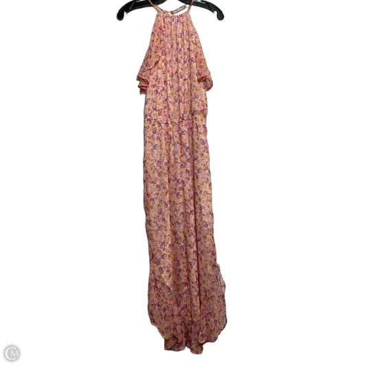 Jumpsuit By Kaari Blue In Orange & Pink, Size: Xs