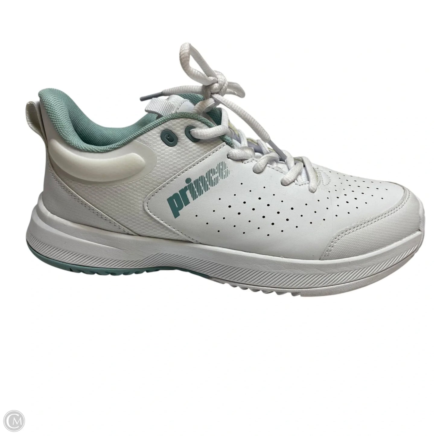 Shoes Athletic By Prince In Green & White, Size: 9