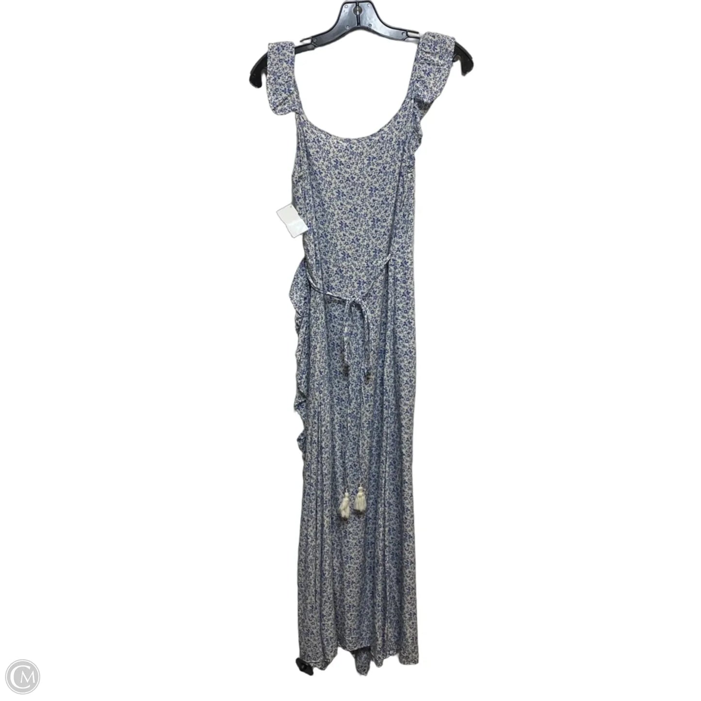 Dress Casual Maxi By Madewell In Blue & White, Size: Xs