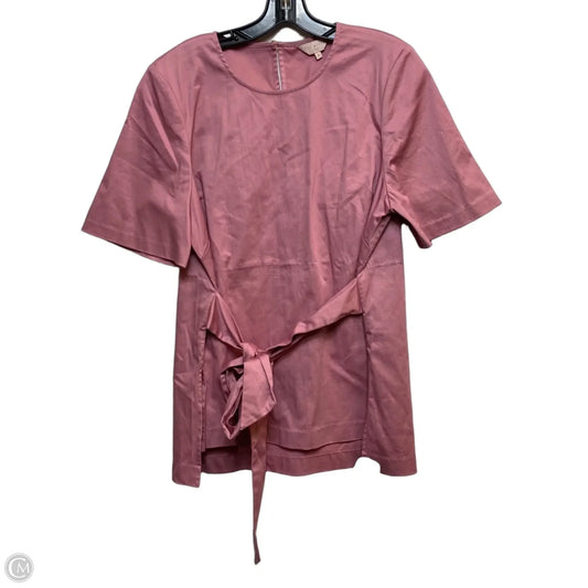 Top Short Sleeve Designer By Ted Baker In Pink, Size: S