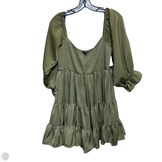 Dress Casual Short By Fashion Nova In Green, Size: L