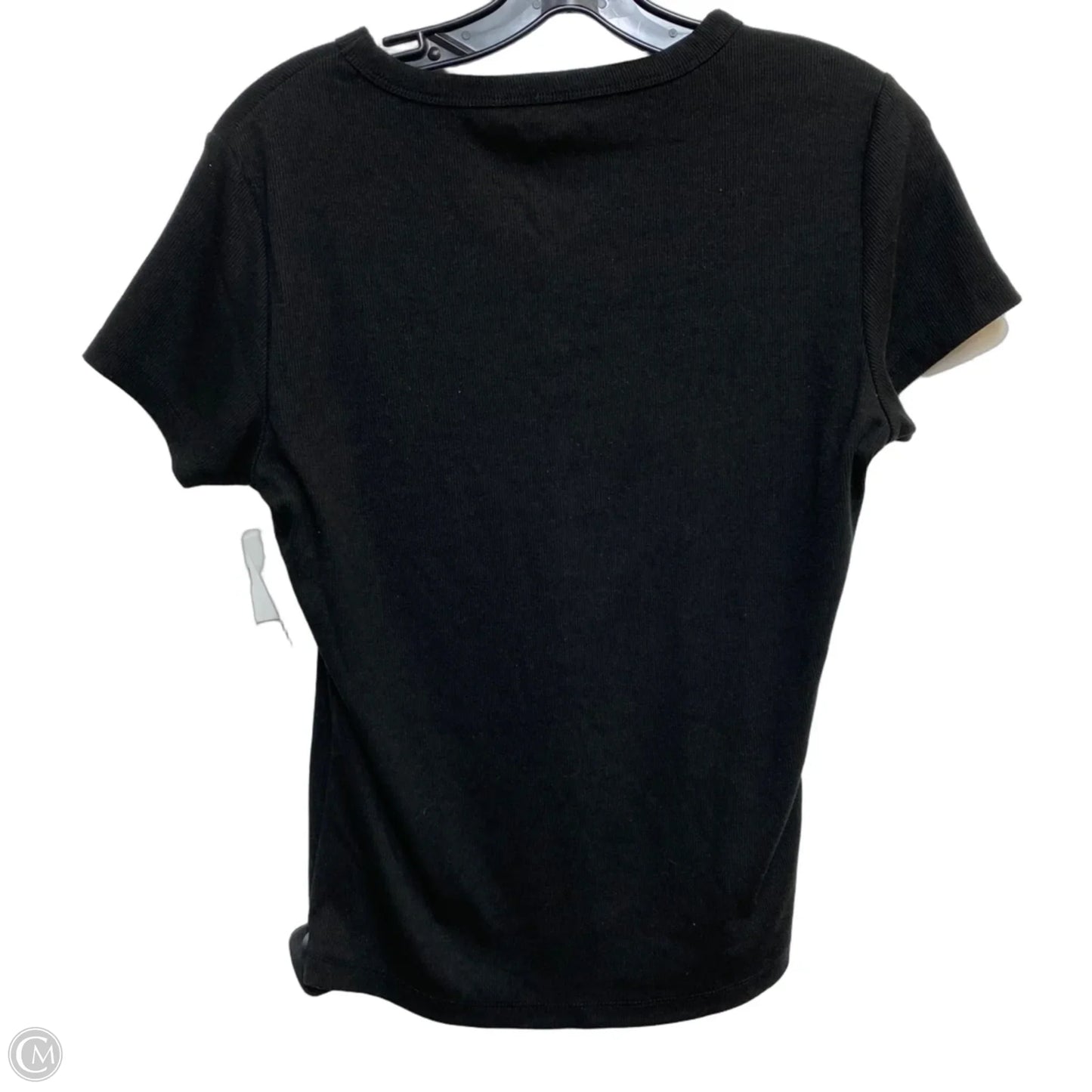 Top Short Sleeve Designer By True Religion In Black, Size: M
