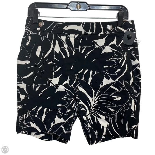 Skirt Mini & Short By Rafaella In Black & White, Size: M