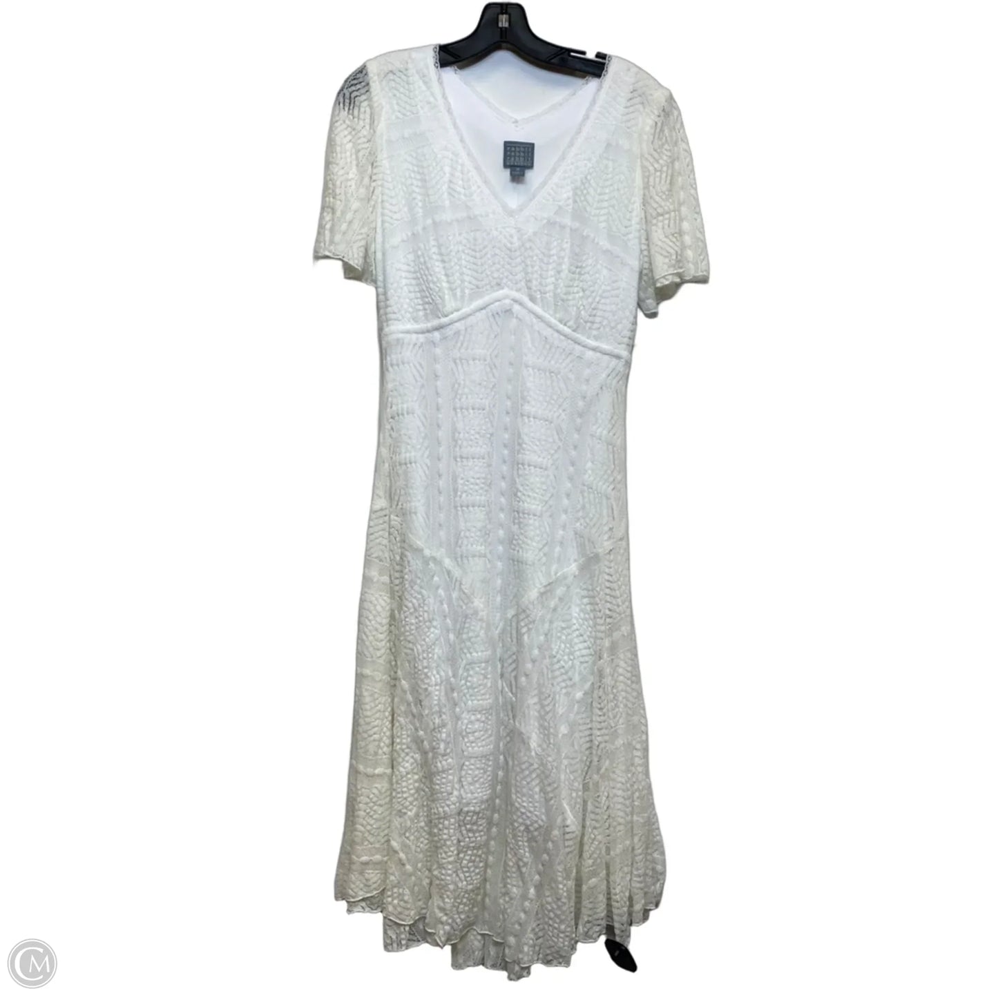 Dress Casual Midi By Clothes Mentor In Cream, Size: M