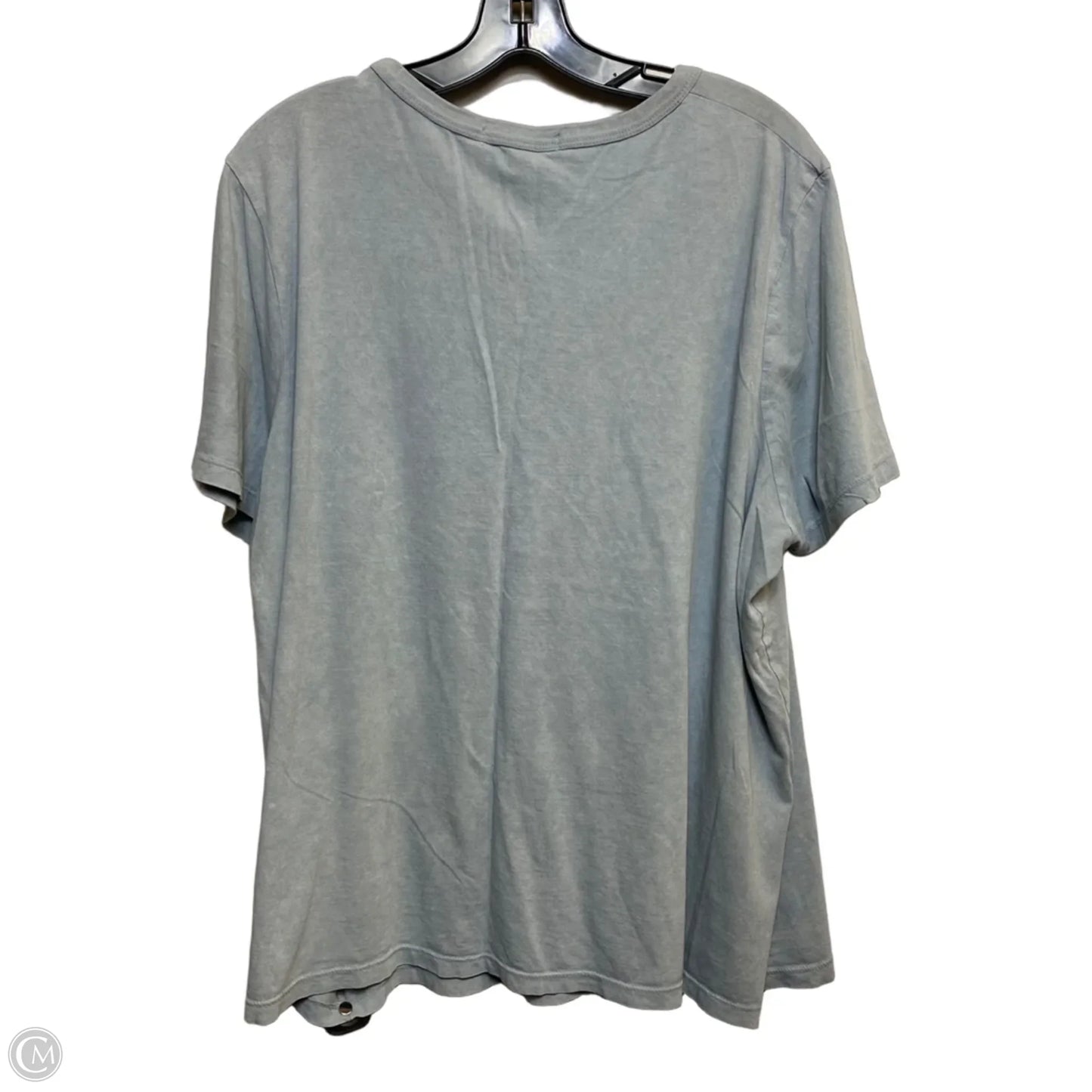 Top Short Sleeve Basic By Bellas Destiny In Blue, Size: 2x