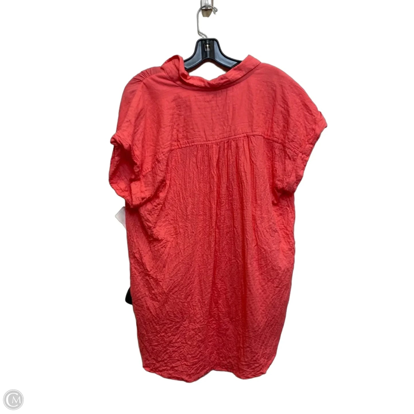 Top Short Sleeve By Loft In Pink, Size: L