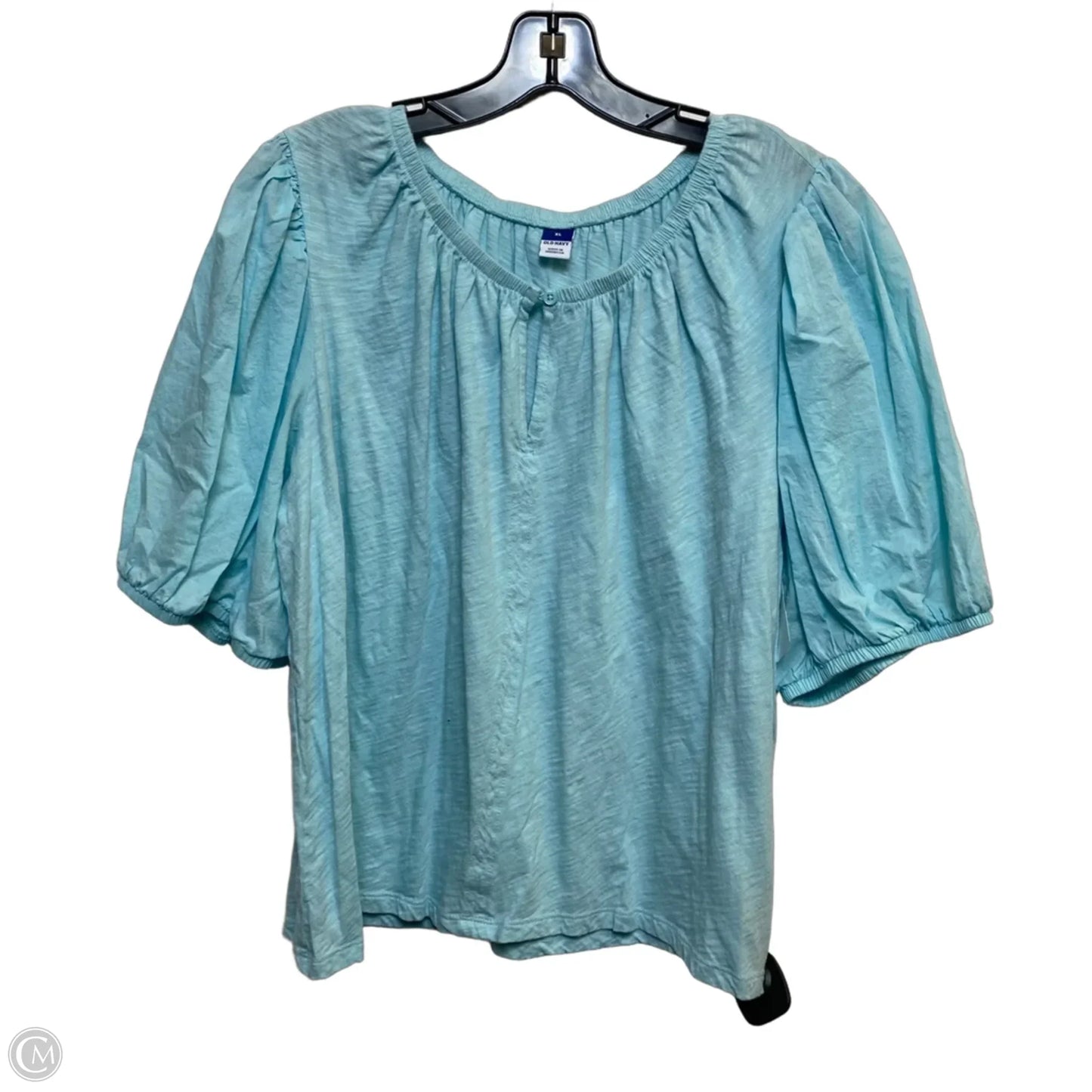 Top Short Sleeve By Old Navy In Blue, Size: Xl