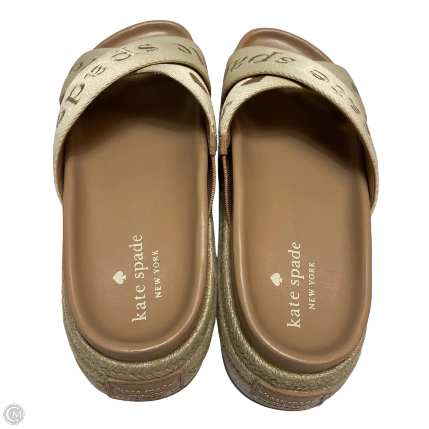 Sandals Designer By Kate Spade In Cream, Size: 7