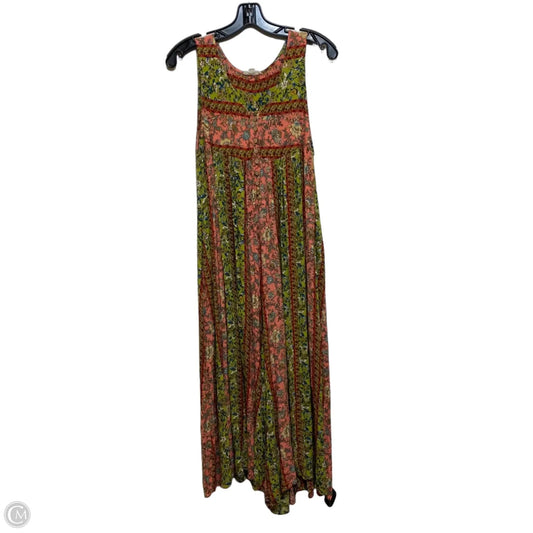 Jumpsuit By Easel In Green & Pink, Size: M