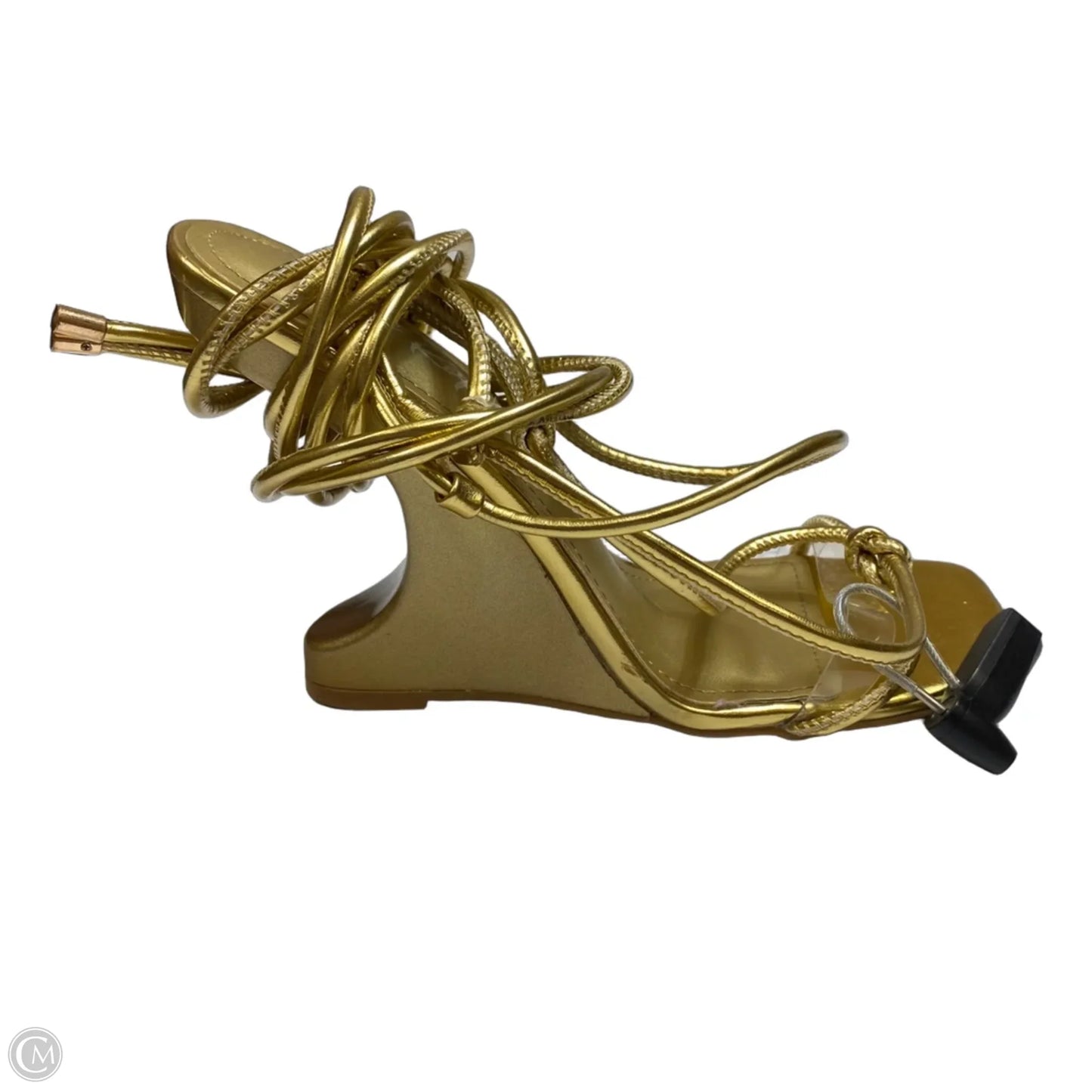 Sandals Heels Wedge By Cape Robbin In Gold, Size: 10
